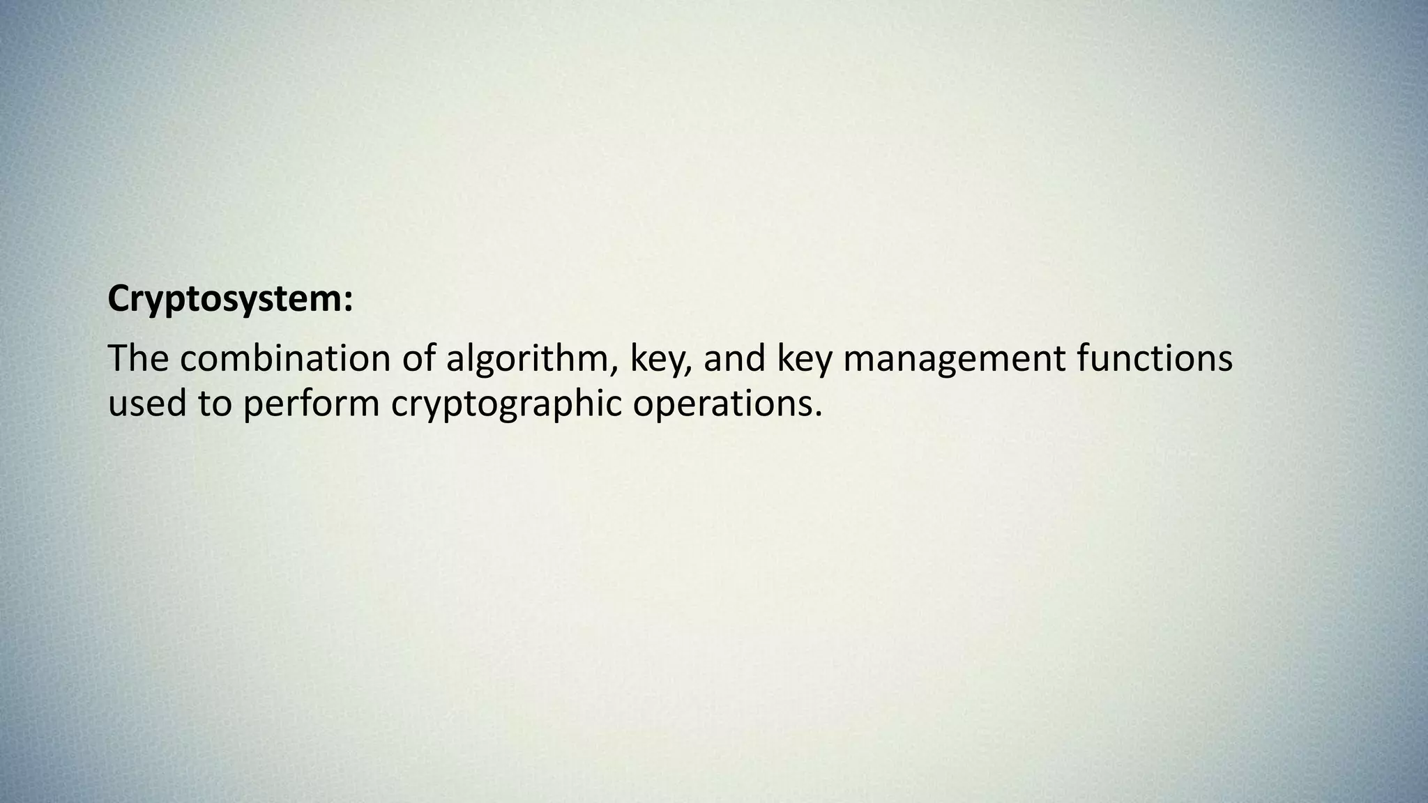 Introduction to Cryptography | PPT