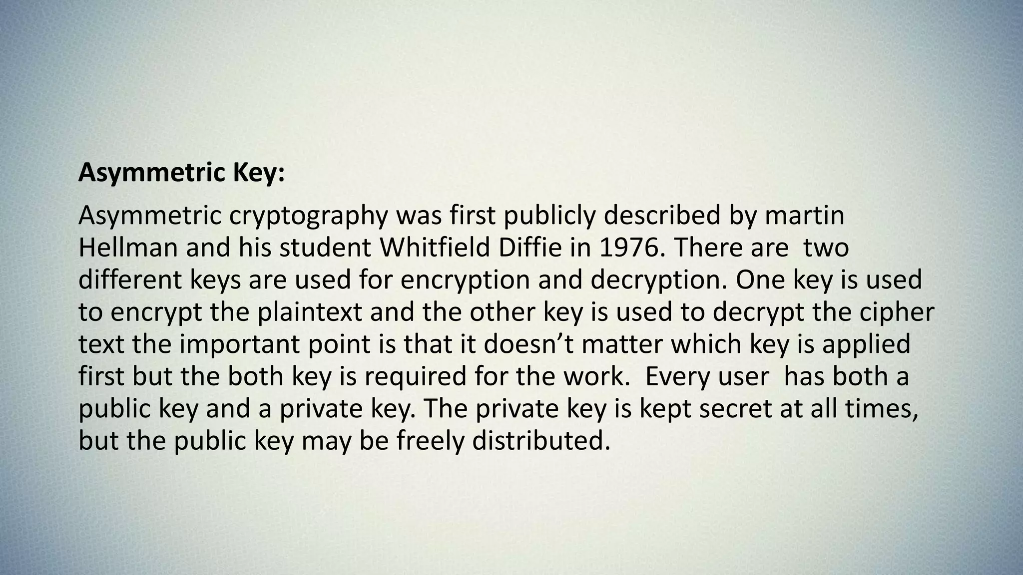 Introduction to Cryptography | PPT