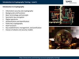 Introduction to Cryptography Training – Level 1 | PPTX