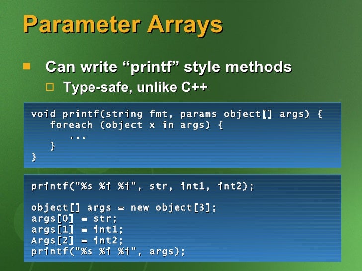 Introduction to csharp