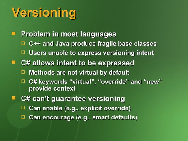Introduction to csharp | PPT