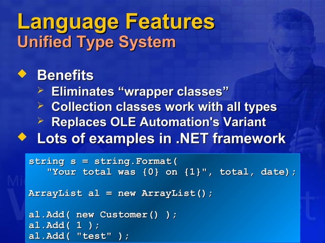 Introduction to c_sharp | PPT image.