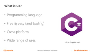 Introduction to C# | PPTX | Programming Languages | Computing