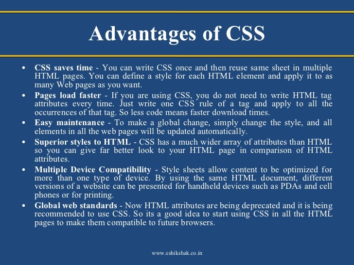 Introduction To Css