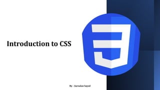 Introduction to CSS | PPT