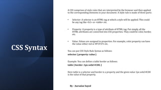 Introduction to CSS | PPT