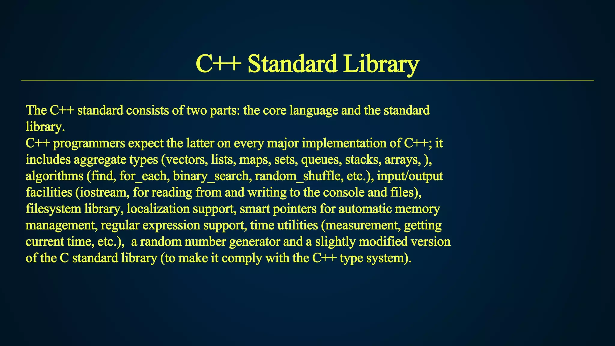 Introduction to C++, Standard Library, Class Template vector.pptx
