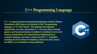 Introduction to C++, Standard Library, Class Template vector.pptx