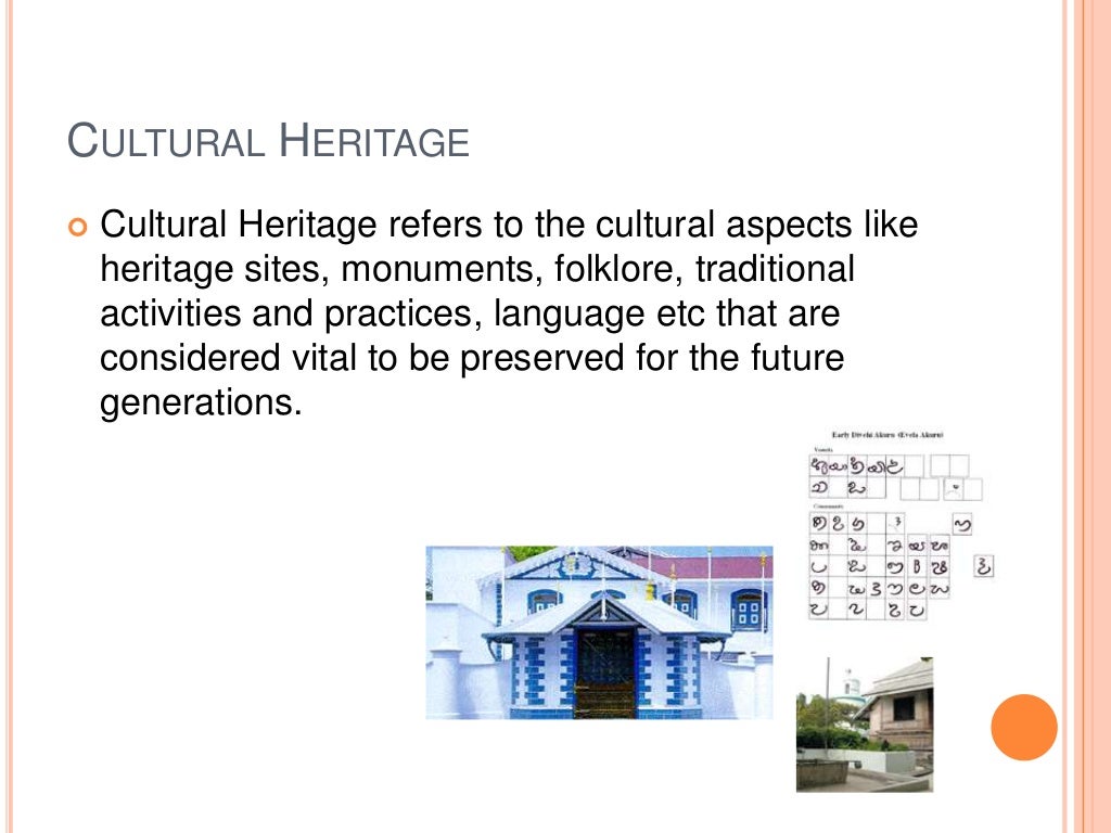 Introduction to Cultural Heritage