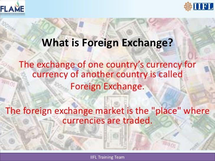 Introduction of currency