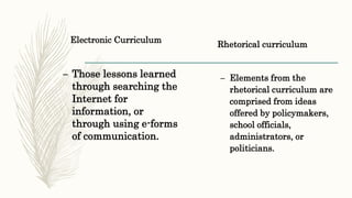 Introduction to curriculum | PPTX