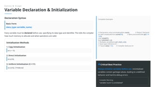 Comprehensive Introduction to C++ Variables and Data Types for Modern ...