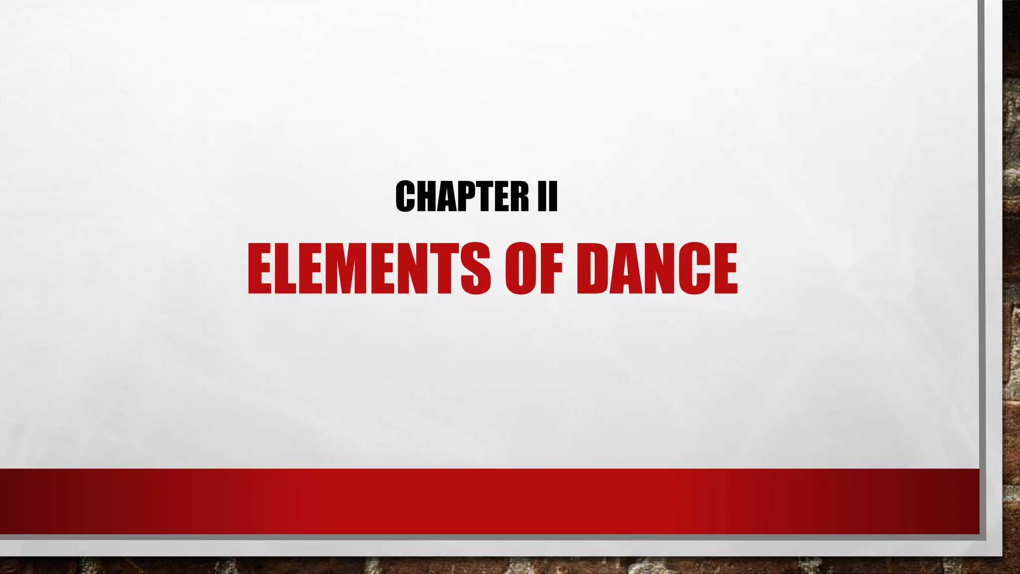 Introduction to Dance | PPTX