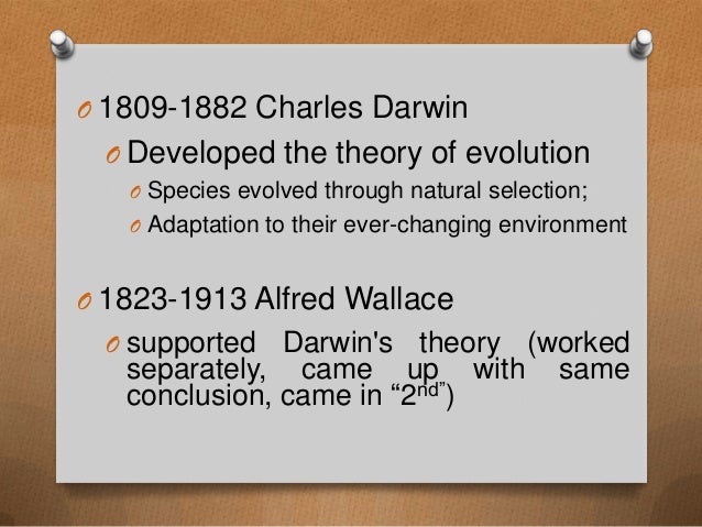 Did Wallace Propose Natural Selection Did Wallace Propose Natural Selection