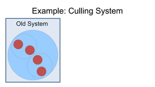Example: Culling System Old System 