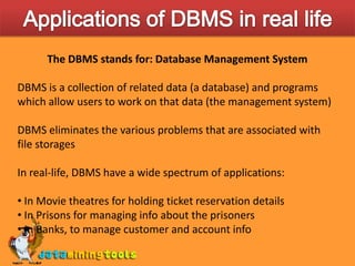 MS Sql Server: Introduction To Database Concepts | PPT