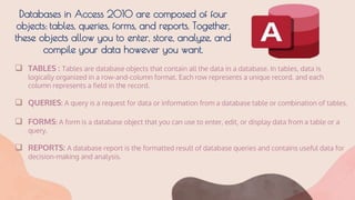 Introduction to database with ms access.hetvii | PPTX