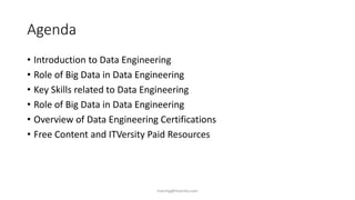 Introduction to Data Engineering | PPTX