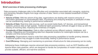 Introduction to GCP Data Flow Presentation | PPT