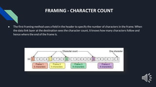 Character Layer Introduction to data link layer | PPTX