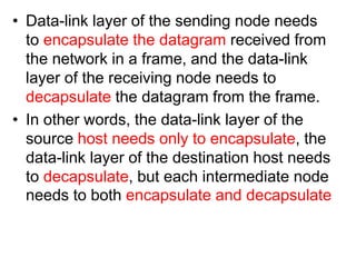 Introduction to data link layer | PPTX