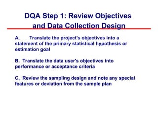 Dqa INTRODUCTION TO DATA QUALITY ASSESSMENT FRAMEWORK | PPT