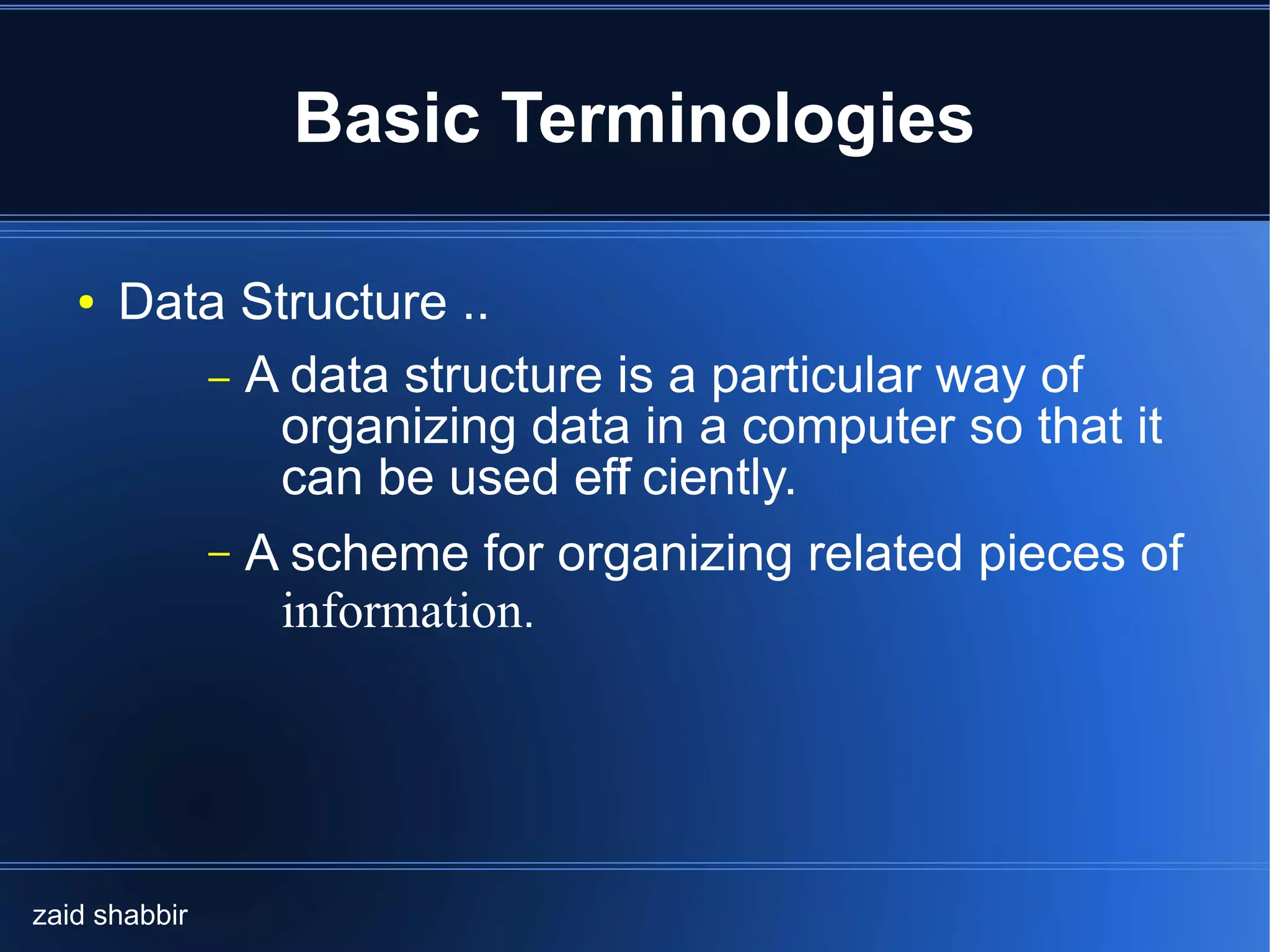 Introduction to data structure | PDF