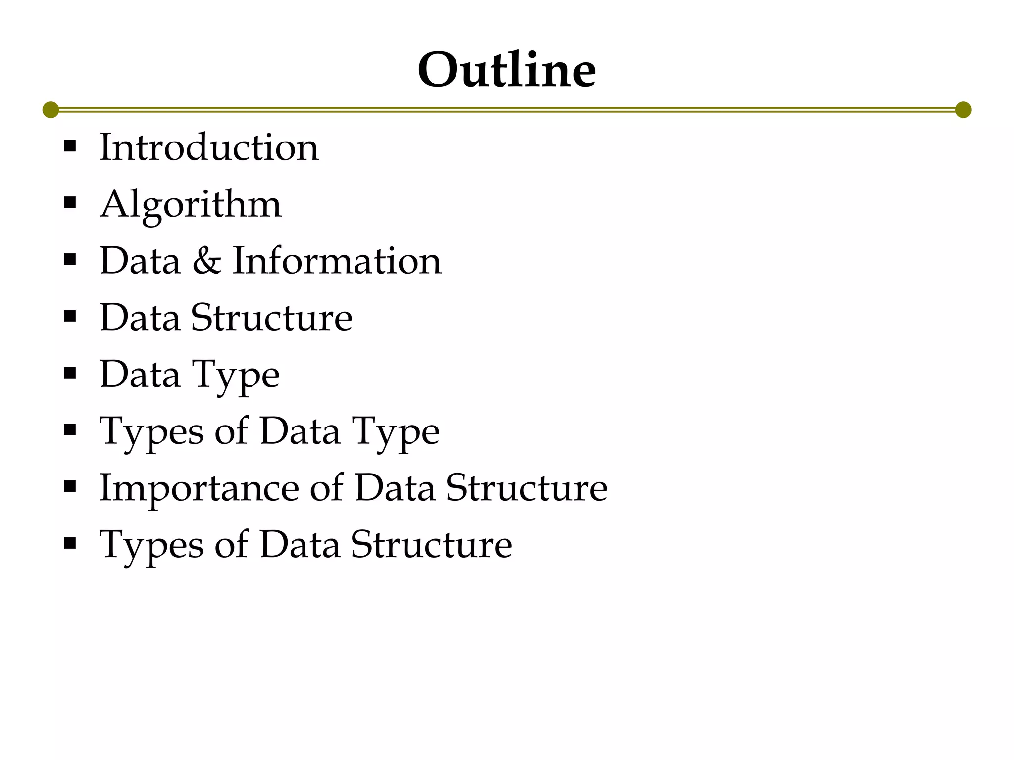 Introduction to data_structure | PPT