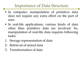 Introduction to data_structure | PPT