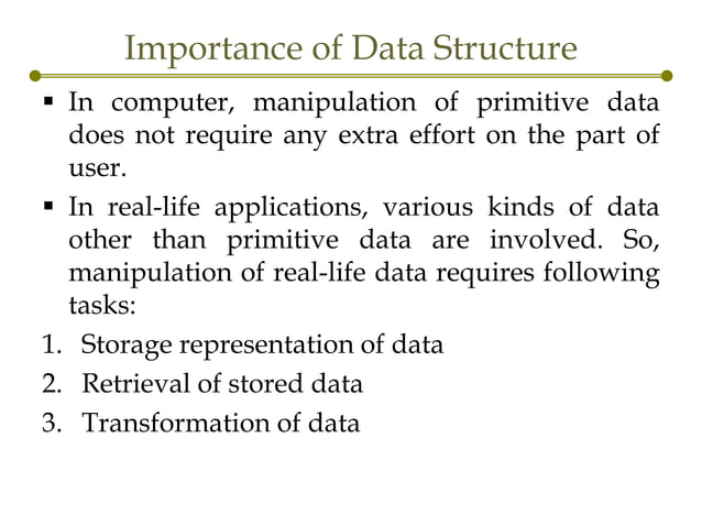 Introduction to data_structure | PPT | Free Download