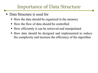 Introduction to data_structure | PPT