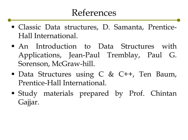 Introduction to data_structure | PPT