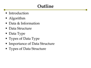Introduction to data_structure | PPT