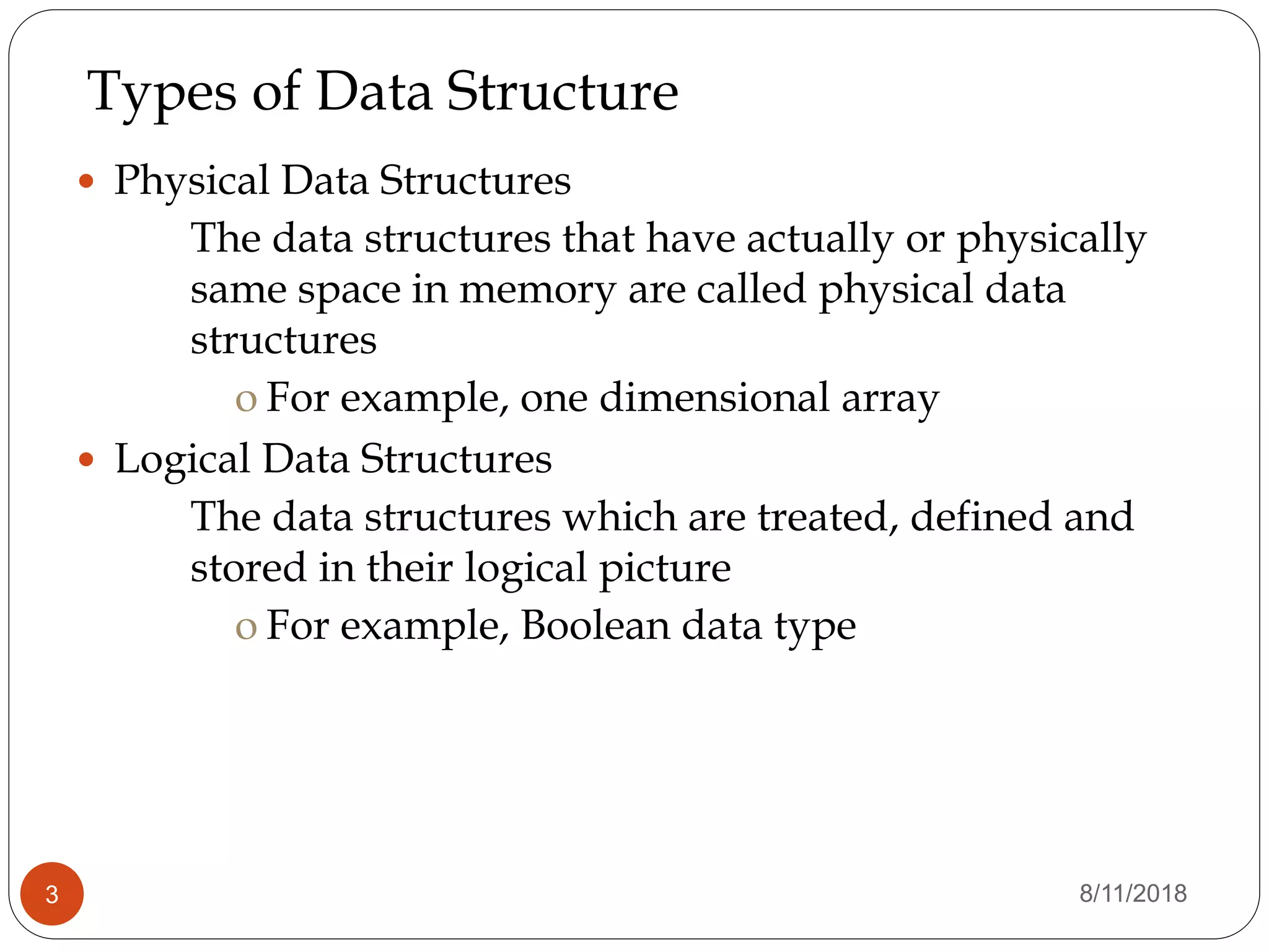 Introduction to data structure and algorithms | PPTX