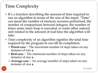 Introduction to data structure and algorithms | PPTX | Computing ...