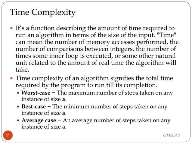 Introduction to data structure and algorithms | PPTX | Computing ...