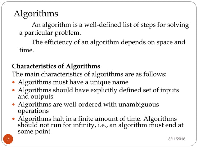 Introduction to data structure and algorithms | PPTX | Computing ...
