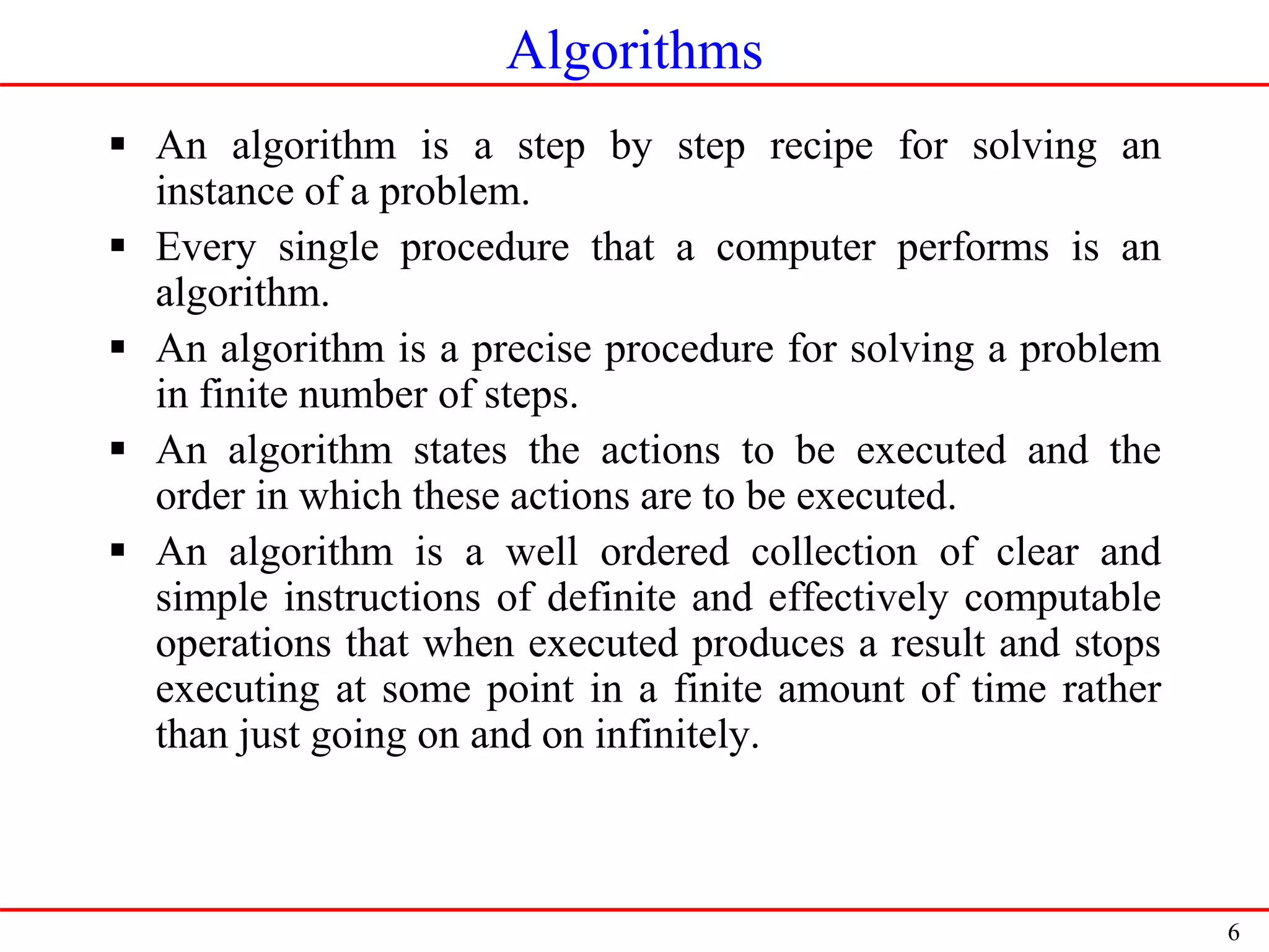 Introduction to data structures and Algorithm | PPT