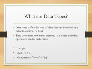 Introduction_to_Data_Types_Pavan_Tej.ppt