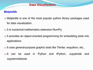 Python for Data Science | PPTX | Programming Languages | Computing