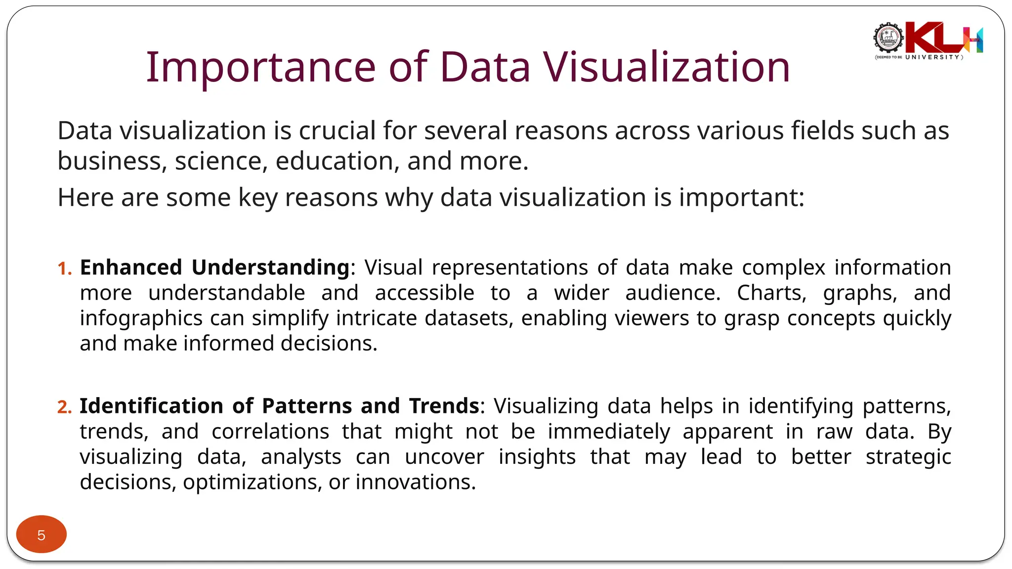 Introduction to Data Visualization, Importance and types | PPTX