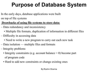 Introduction to Database Management System.ppt | Databases | Computer ...