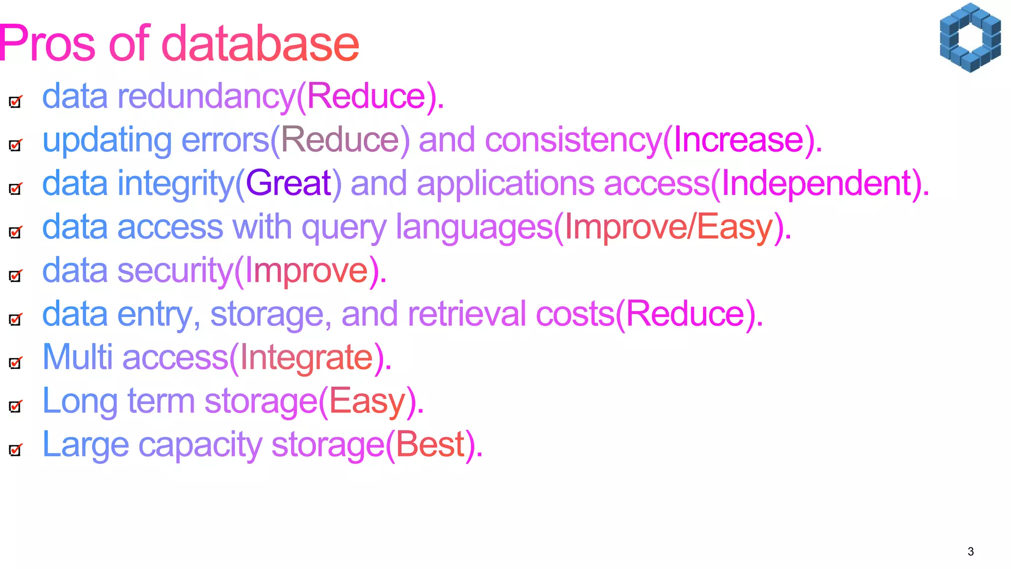 Introduction to dbms and SQL (session 2) | PPT