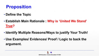 Introduction Before Starting Debate Example Introduction to Debating and the mechanics of speaking in a debate | PPTX