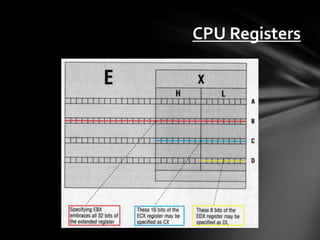 CPU Registers
 