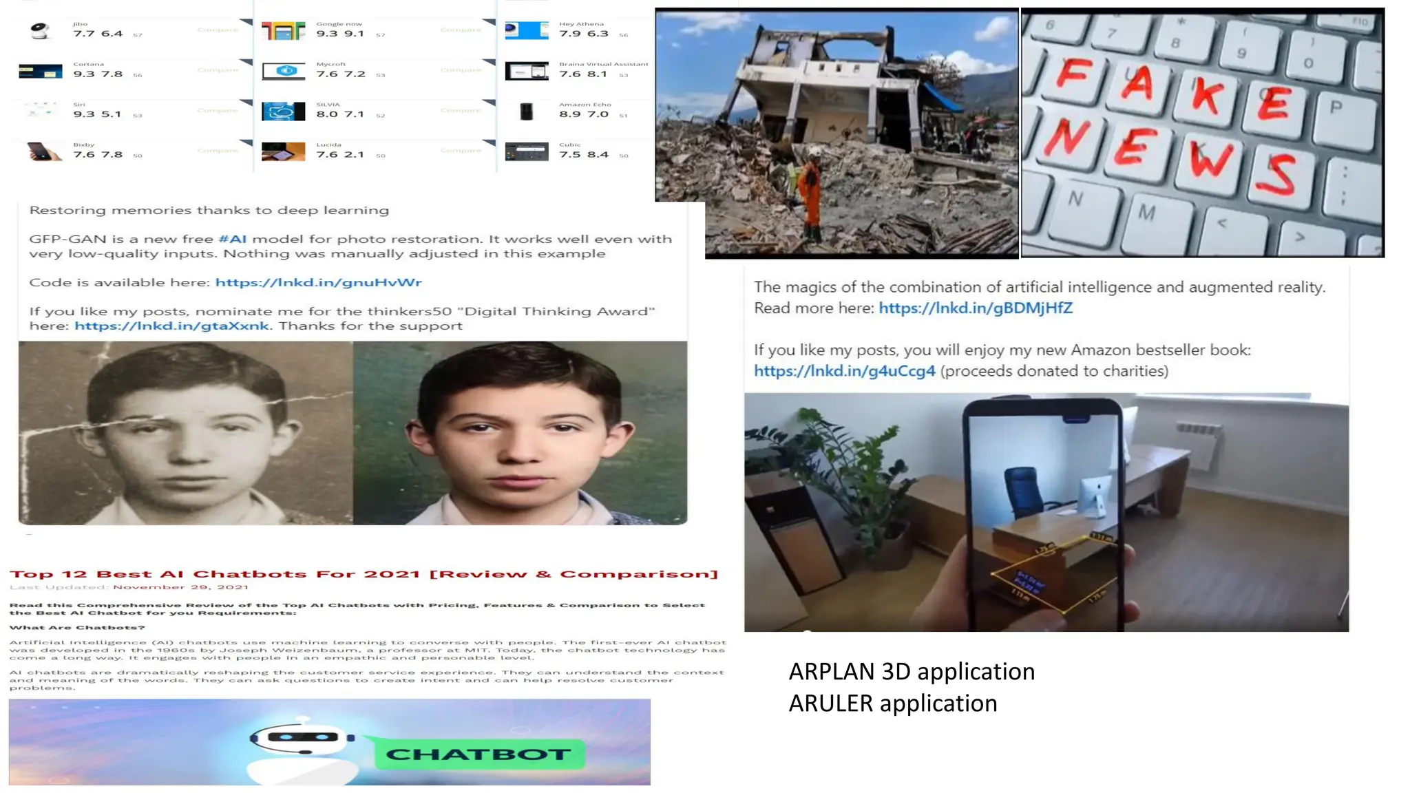 ARPLAN 3D application
ARULER application
 