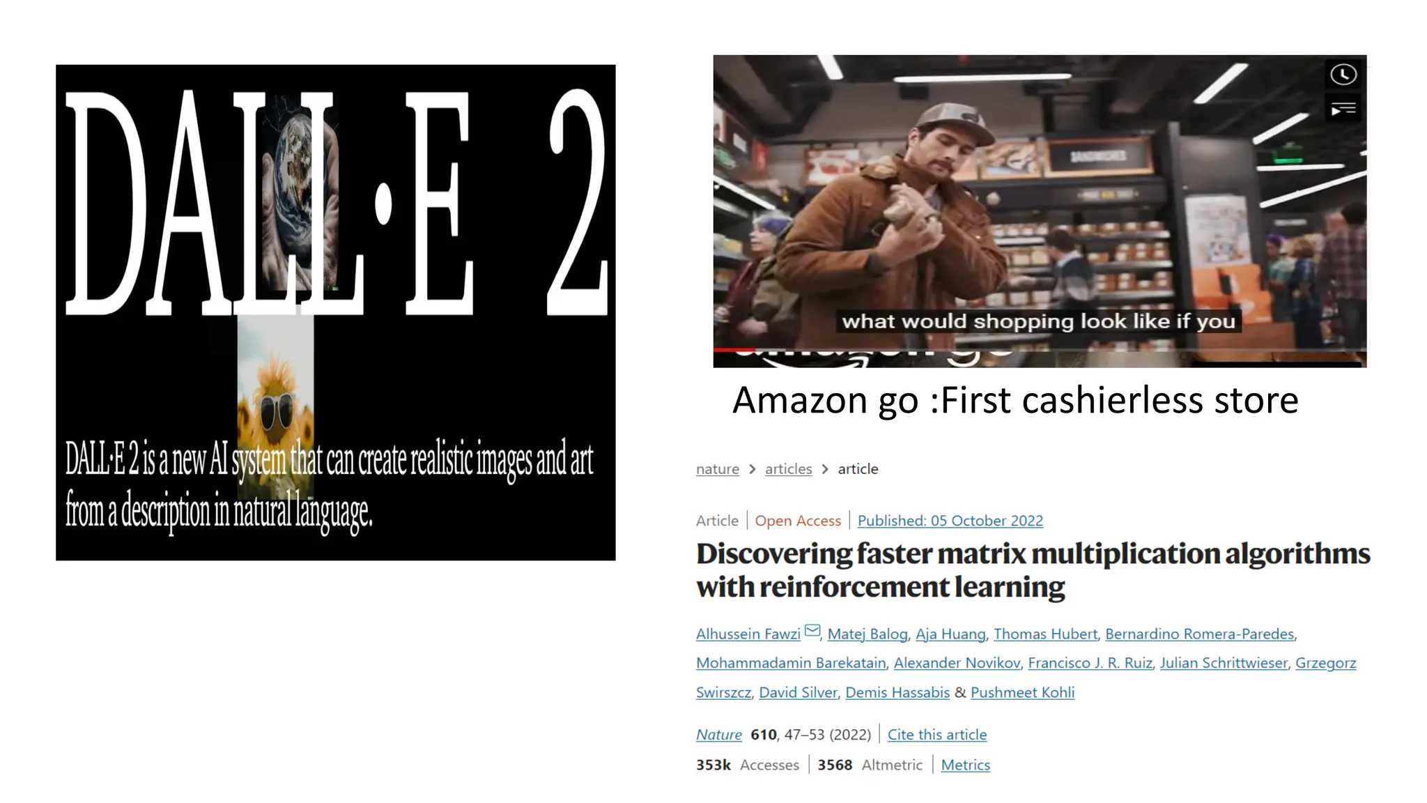 Amazon go :First cashierless store
 
