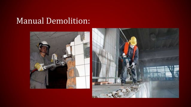 Introduction to demolition | PPT