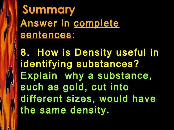 Introduction to Density Day 2
