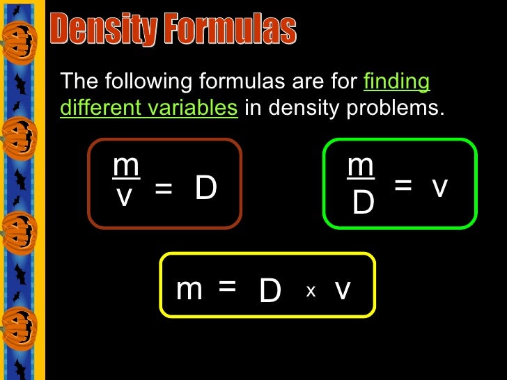 Introduction to Density Day 2